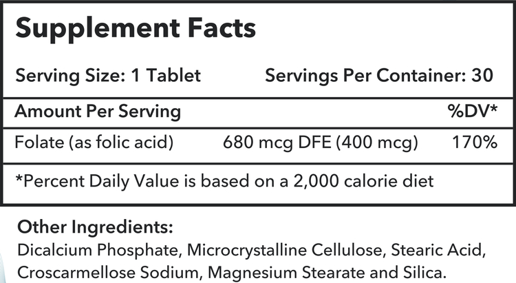 BIO-FOLIC ACID (400MCG)